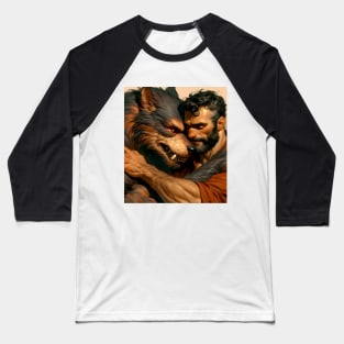 Gay Werewolf Lover Baseball T-Shirt